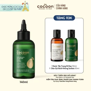 Cải tiến mới - Nước dưỡng tóc tinh dầu bưởi Cocoon ngăn ngừa gãy rụng và hỗ trợ mọc tóc 140ml